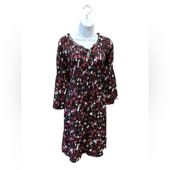 Ninety Clothing Co NWT Midi Reb Black Dress Size Medium - Picture 2 of 6